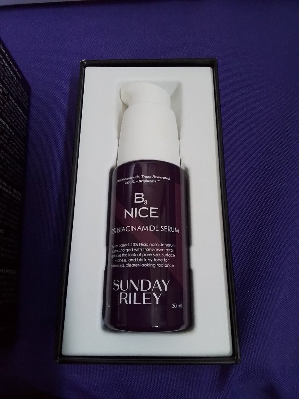 Sunday Riley B3 Nice 10% Niacinamide Serum NIB